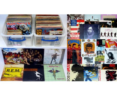 Approx One Hundred and Eighty Vinyl Predominately Rock Records. 
Includes LPs and 45s. Together with a Collection of Twenty F