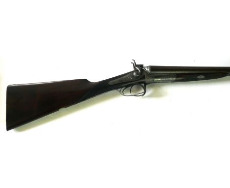 * A Boss & Co 12 bore non ejector hammer gun serial no. 3290
The 30 inch Damascus barrels with nitro proof marks, the rib mar
