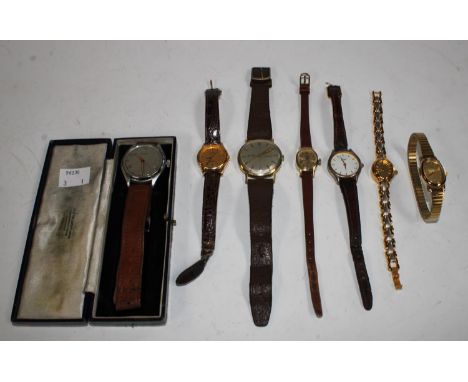 A gentleman's General wristwatch; another Accurist; others; a lady's Timex watch; etc (7)