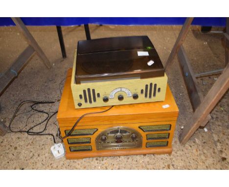 Crosley Record player and one other