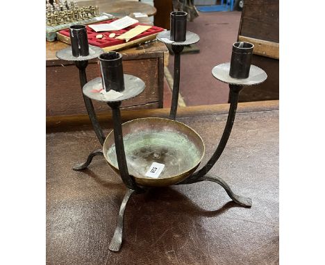 Metal candelabra 