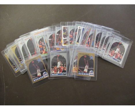 Quantity of NBA Hoops cards including Sam Vincent, Michael Jordan and Mark Jackson 