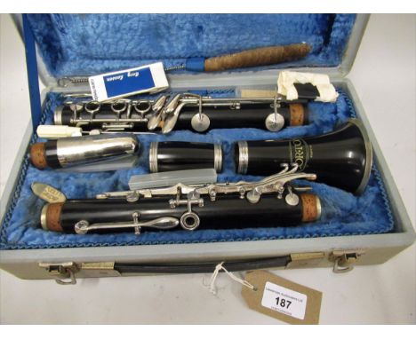 Corton clarinet in a fitted case 