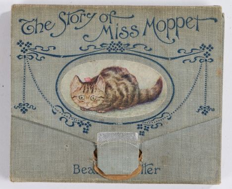 Beatrix Potter, The Story of Miss Moppet, first edition, Frederick Warne, 1906, cloth wallet cover