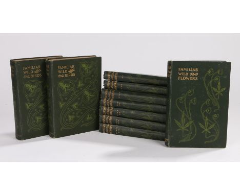 Familiar Wild Flowers, seven volumes, figured and described by F. Edward Hulme F.L.S, F.S.A, first series 1906, containing va