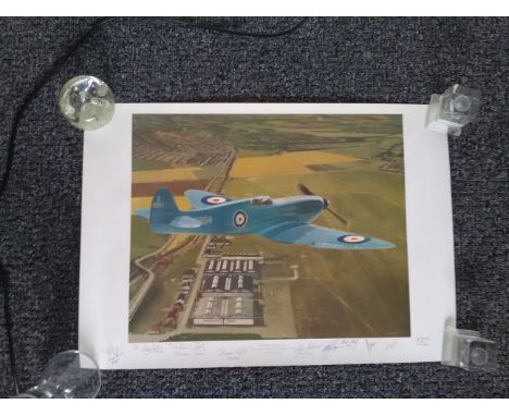 Mitchells Legacy by R P Reynolds 26 x 18 inch print numbered 847/1000. Signed by the artist and it has been signed by 11 Spit