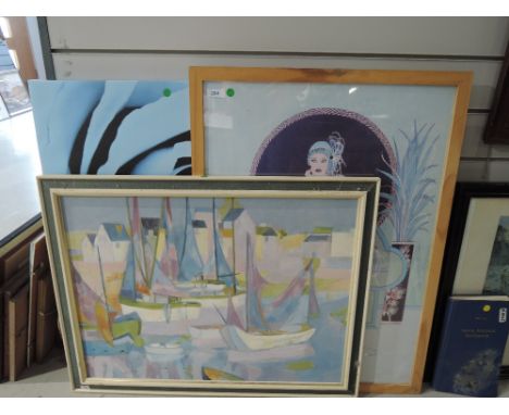 Three prints in modern style