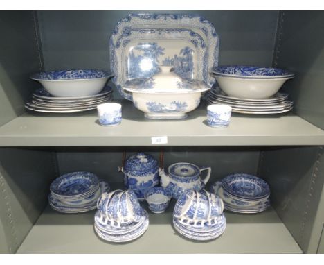 A large selection of Copeland Spode tableware, including part tea service