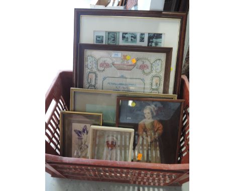 A selection of needle works and similar sampler
