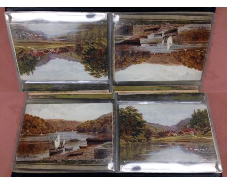 ALBUM OF A R QUINTON POSTCARDS (120)