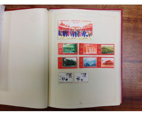 CHINA: COLLECTION IN AN ALBUM WITH BETTER OG, 1965 LIBERATION ARMY SET, 1967 LIU YING-CHIN PART SET, 1967 THIRD FIVE YEAR PLA