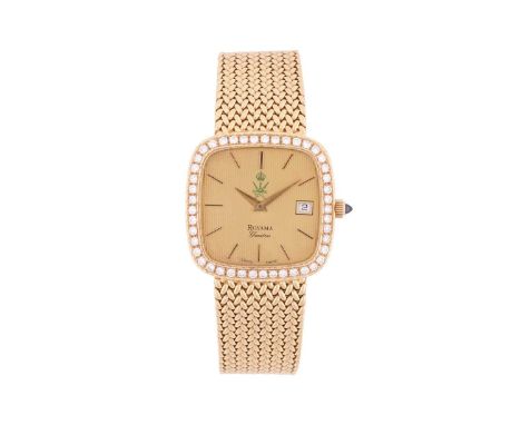 A Royama Automatic double signed Khanja dial 18ct yellow gold watchCase Material: 18ct goldCase diameter: 31mmDial: Gold - Kh