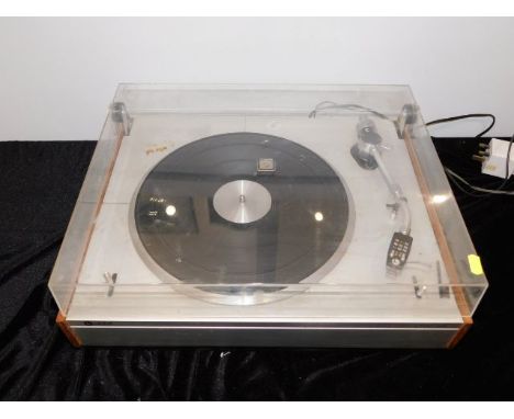 A vintage Leak 2001 Transcription Unit record deck turntable