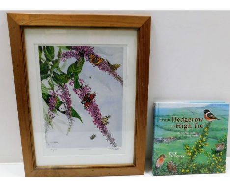 A Dick Twinney signed limited edition print, twinned with his book