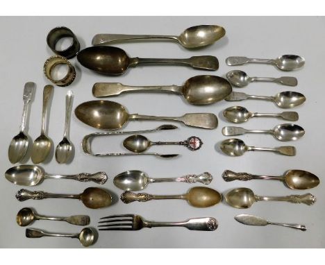 A quantity of mixed silver flatware 780g