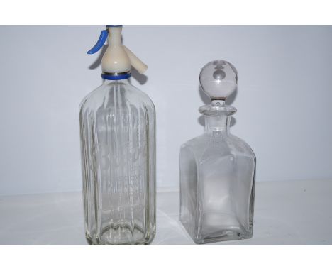 Soda siphon &amp; decanter 