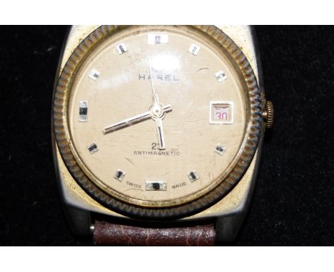 Vintage Harel 23 Swiss made gents wristwatch 