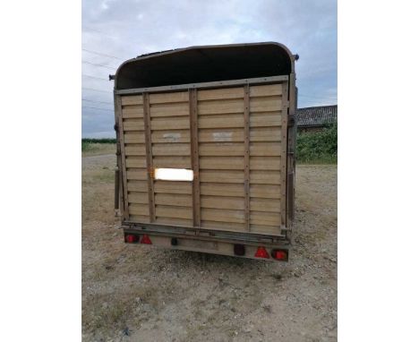 12ft x 6ft livestock trailer, aluminium floor and gate.  (Please note Lot is not on site at keys. Located within north norfol