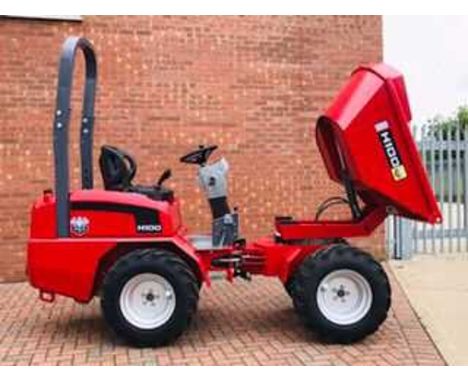 1 ton straight tip and swivel tip dumper with a yanmar engine, 4x4 hydrostatic drive with variable speed control, full joy st