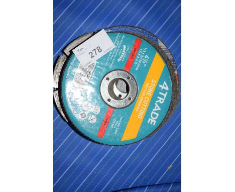 Nine 4" angle grinder blades