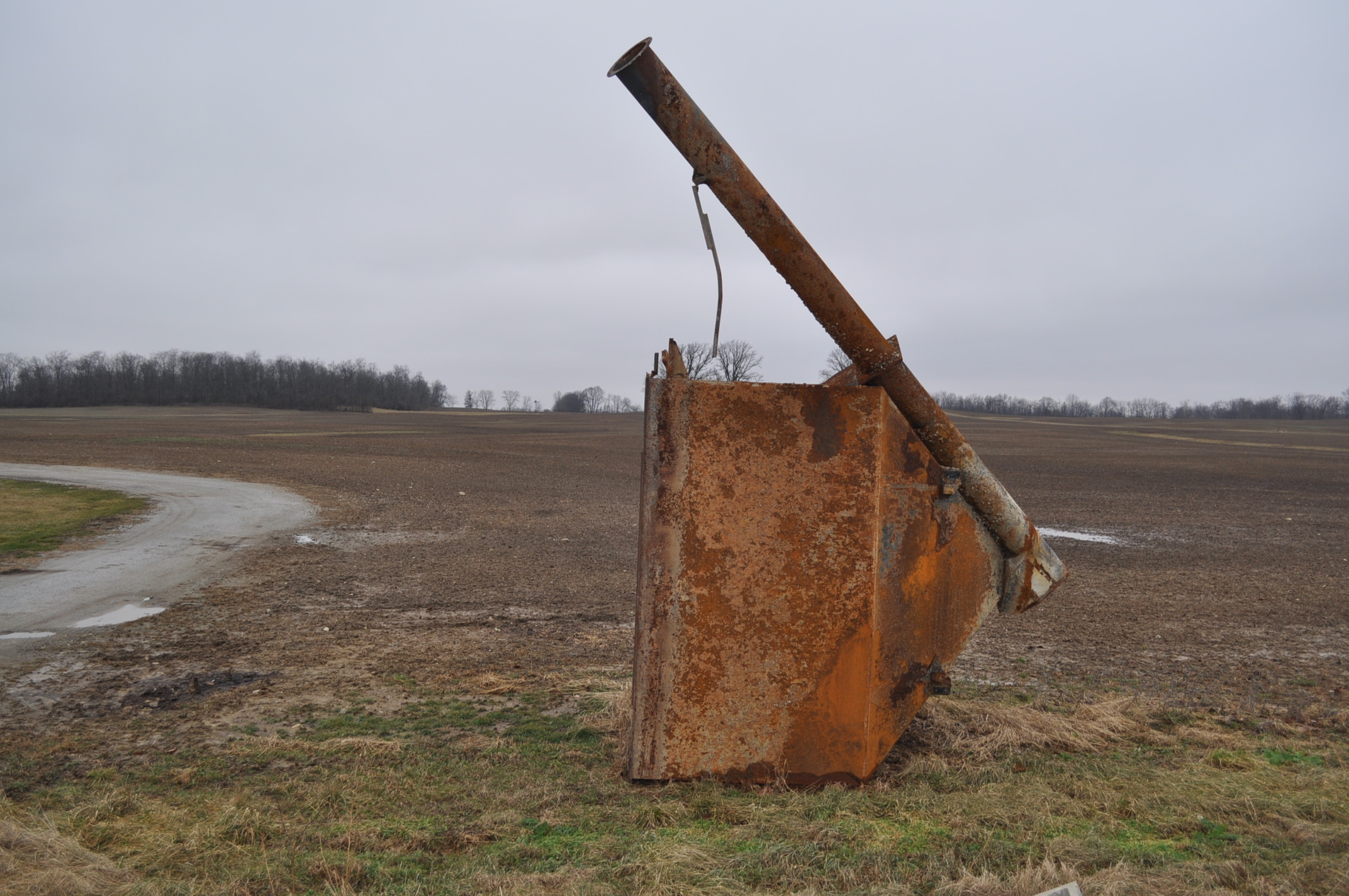 500 bu Lowry Mfg grain dump pit, Model 50010, 10'x10'x12' deep, 10