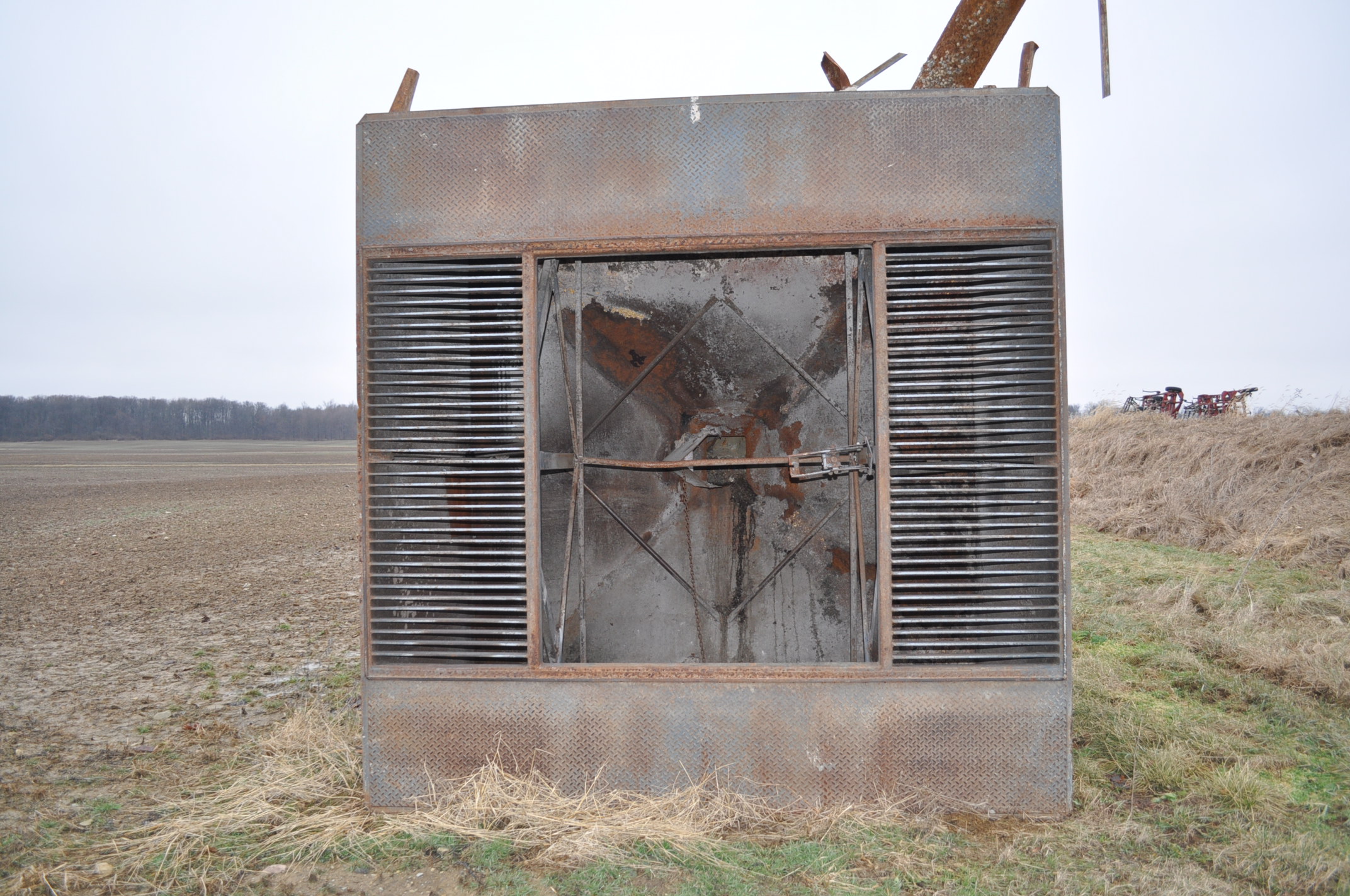 500 bu Lowry Mfg grain dump pit, Model 50010, 10'x10'x12' deep, 10
