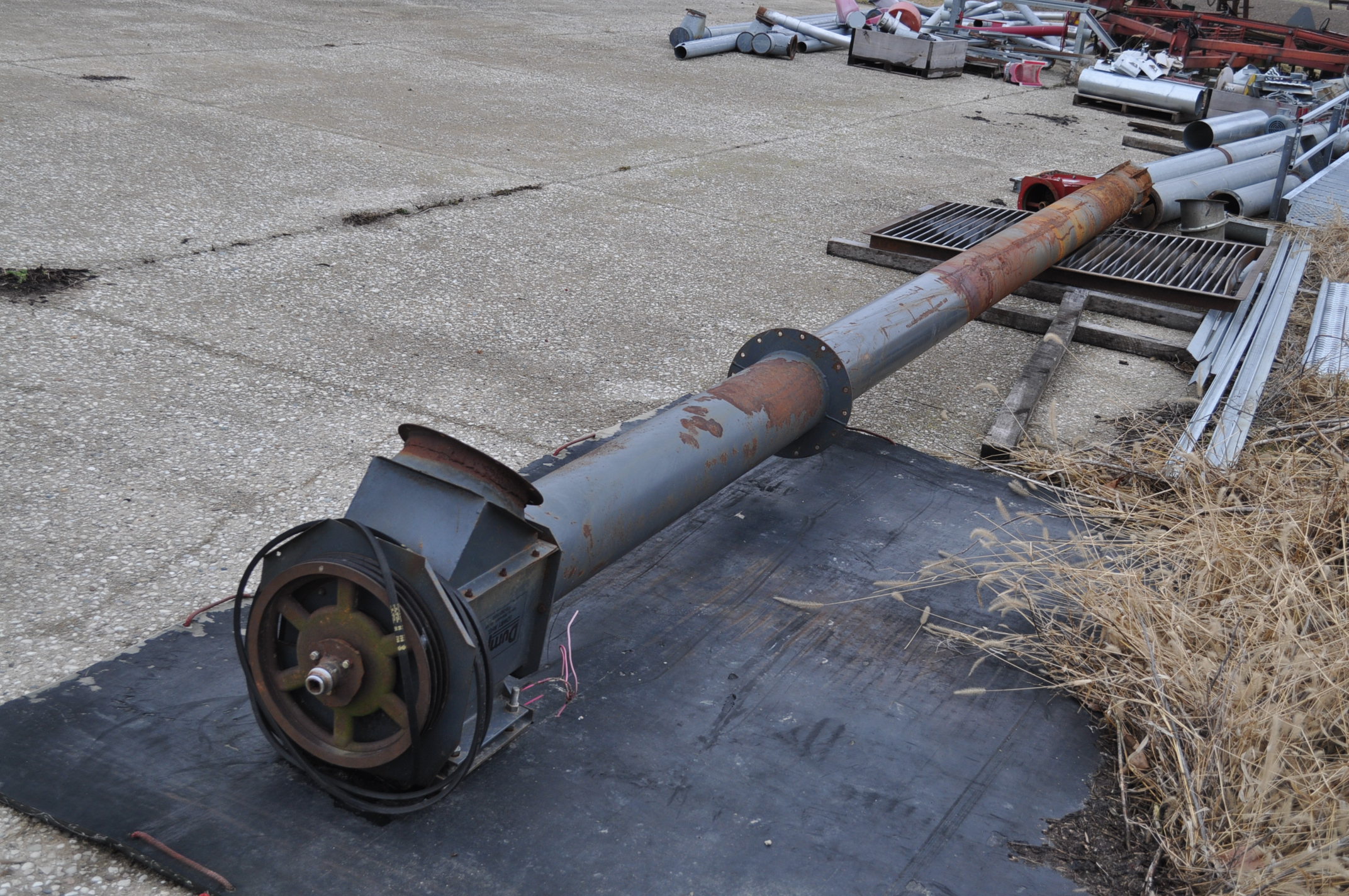 500 bu Lowry Mfg grain dump pit, Model 50010, 10'x10'x12' deep, 10