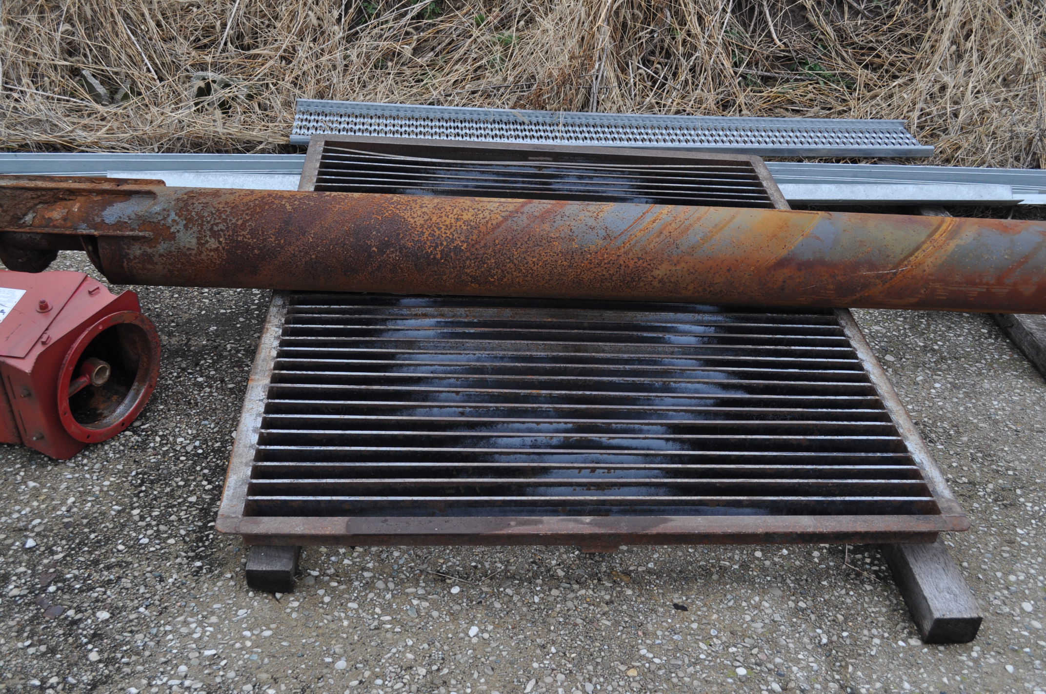 500 bu Lowry Mfg grain dump pit, Model 50010, 10'x10'x12' deep, 10