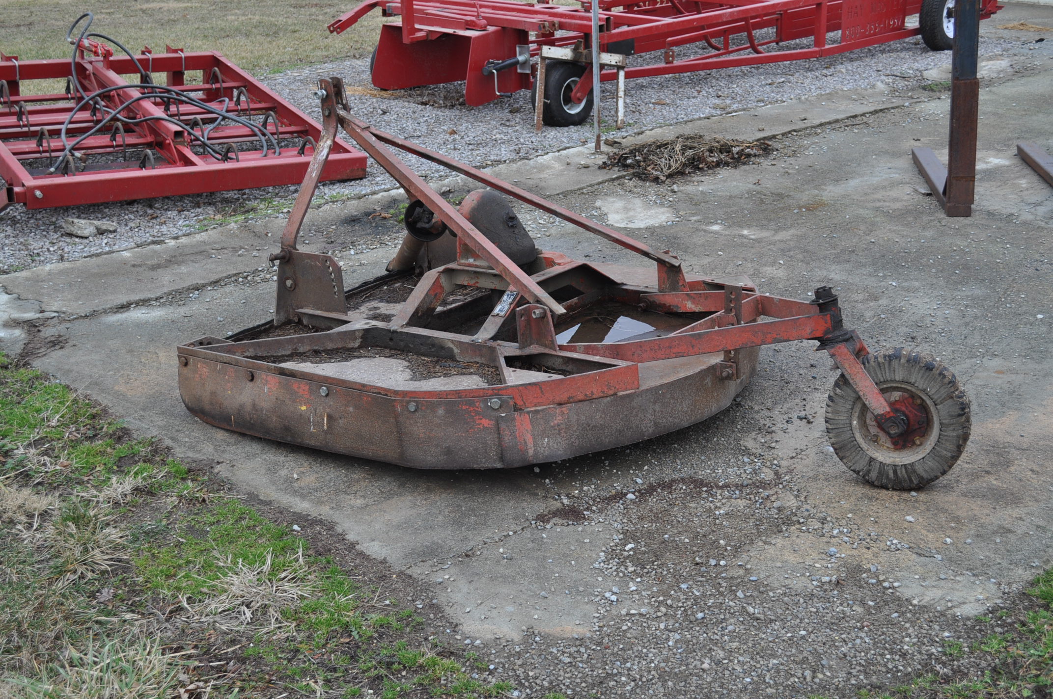 5' Brush Hog model 305 rotary cutter, 3 point, solid tail wheel, 540 ...