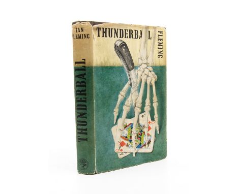 Fleming, Ian. Thunderball, first edition, London: Jonathan Cape, 1961. Octavo, publisher's dark brown cloth lettered in gilt 