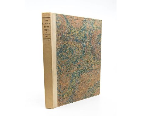 Laboratory Press. Garnett, Porter. A Documentary Account of the Beginnings of the Laboratory Press, Carnegie Institute of Tec