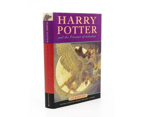 Rowling, J. K. Harry Potter and the Prisoner of Azkaban, first edition, London: Bloomsbury, 1999, hardback, publisher's picto