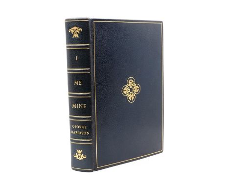 Harrison, George. I Me Mine, Guildford: Genesis Publications Limited, 1980, from the limited edition of 2000 copies - but not