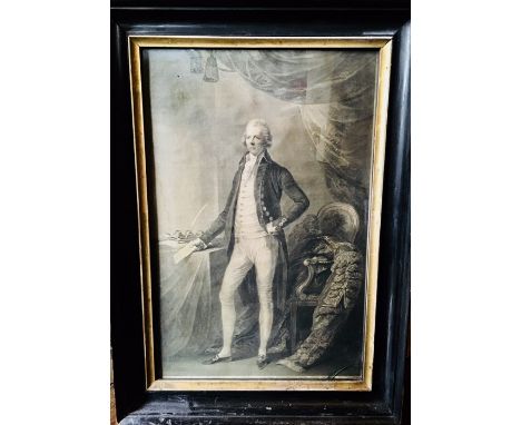 William Pitt the Younger, whole-length portrait, engraved by William Bromley after Thomas Gainsborough, London: Robert Bowyer