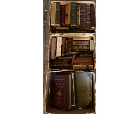 Mixed collection of books, 18th- to 20th-century, to include The Comic Almanack for 1848, illustrated by George Cruikshank, L