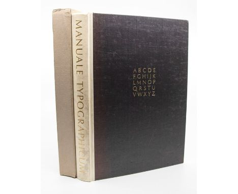 Zapf, Hermann. Manuale Typographicum: 100 Typographical Arrangements, Frankfurt &amp; New York: Z-Presse, 1968. Limited editi