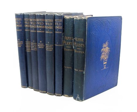 Wooster, David. Alpine Plants, first &amp; second series (two volumes), second edition, London: George Bell &amp; Sons, 1874,