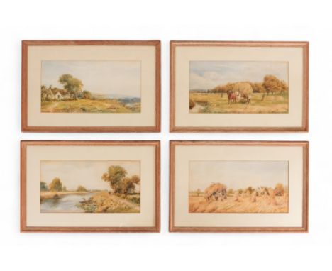 S G HOWARD (19th/20th British School) Near Frodsham, Cheshire Watercolour  Signed lower right, titled verso Picture size 18 x