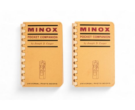 COOPER Joseph D, Minox Pocket Companion - published Universal Photo Books, together with another copy.