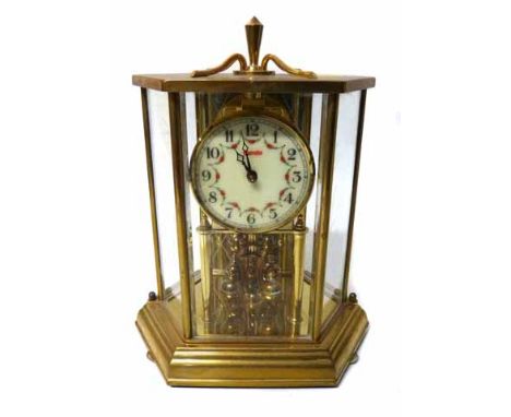 Kundo brass 100 day mantel clock. No condition reports for this sale.