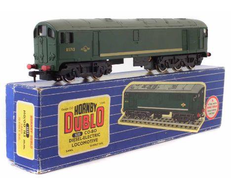 Hornby Dublo boxed CO-BO Diesel electric locomotive model number 3233. No condition reports for this sale.