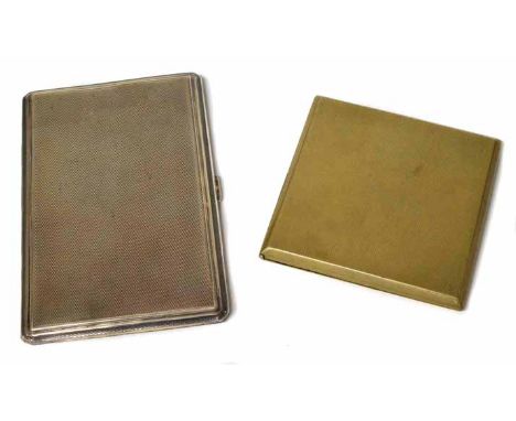 Silver cigarette case and another (2) No condition reports for this sale.