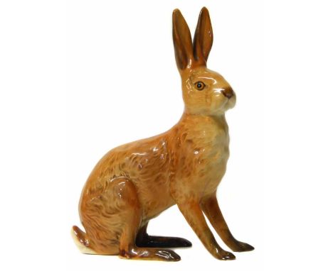 Beswick Hare model 1025 (restorations and glue joins to legs). No condition reports for this sale.