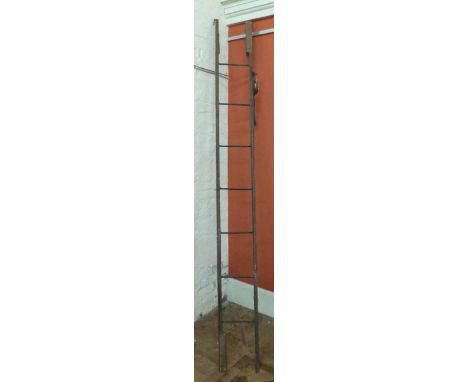 8' ash and steel estate surveyors folding ladder. No condition reports for this sale.