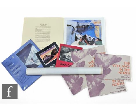 Keith Grant (Born 1930) - An assorted collection of exhibition posters and programmes, also a signed photographic reproductio