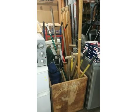 Various gardening tools