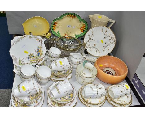 CERAMICS AND PLATED WARES ETC,  to include a Royal Doulton Maybells D5202 pattern dish, Carlton ware cress dish and saucer, R