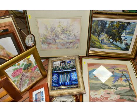 PAINTINGS AND PRINTS ETC, TO INCLUDE: JOHN NEALE, 'Sailing Days Queenstown, New Zealand', oil on board, signed lower left, ti