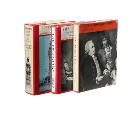 Ɵ&nbspHOROLOGICAL REFERENCE BOOKS MONOGRAPHS ON NINETEENTH CENTURY CLOCK AND CHRONOMETER MAKERSTHREE VOLUMES:Mercer, Vaudrey 