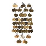 A COLLECTION OF EIGHT-DAY LONGCASE CLOCK PULLEYS